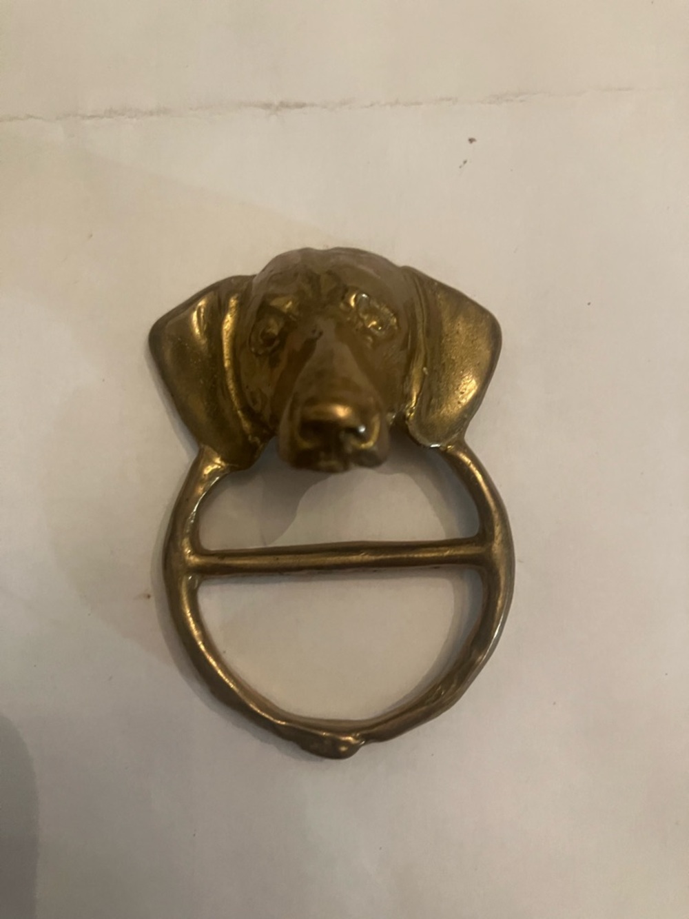 Brass Dachshund Buckle
